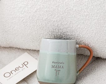 Custom Engraved Grandma Mug,Gift with Child’s Name for Mom, Personalized Mama Mug Gift for NANA, Mother’s Day Gift, Engraved Ceramic mug JS