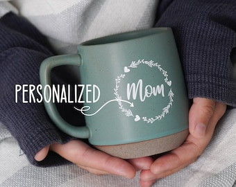 Taza personalizada para mamá, taza personalizada, ideas de regalos para el día de las madres, regalo grabado, regalo personalizado para mamá, taza personalizada para mamá, regalo para abuela