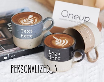 Personalized Espresso Mug for Groomsmen Gifts Custom Ceramic Espresso Cup Set for Rustic Wedding, Engraved Gift for Him, Best Man Gift Ideas