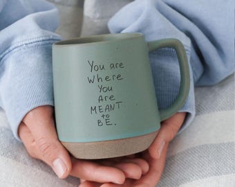 Individueller Becher Echte Handschrift Keramikbecher, personalisierter Becher mit Ihrer Handschrift, Valentinstag Geschenke für Muttertag Geschenkideen Papa Geschenk JD