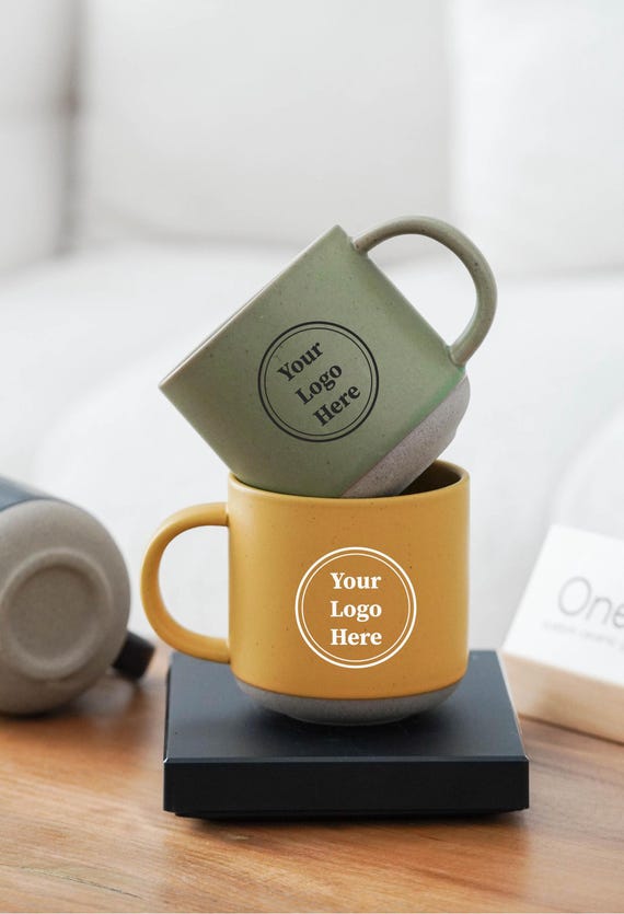 Individuelles Logo Kaffeetasse Personalisierte Tasse Firmenlogo Geschenke, gravierte Geschenk Keramik Tasse für Mitarbeiter Wertschätzung Geschenke, Thanksgiving Team Mug ZT