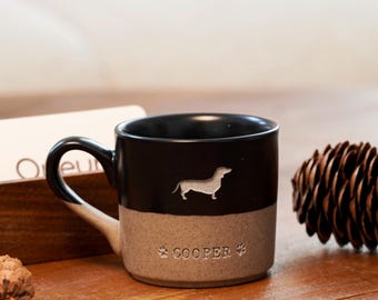 Personalized Pet Memorial Espresso Mug | Engraved Pet Remembrance Cup | Pet Loss Gift, Dog Mom Gift | Cat Lover Gift NS