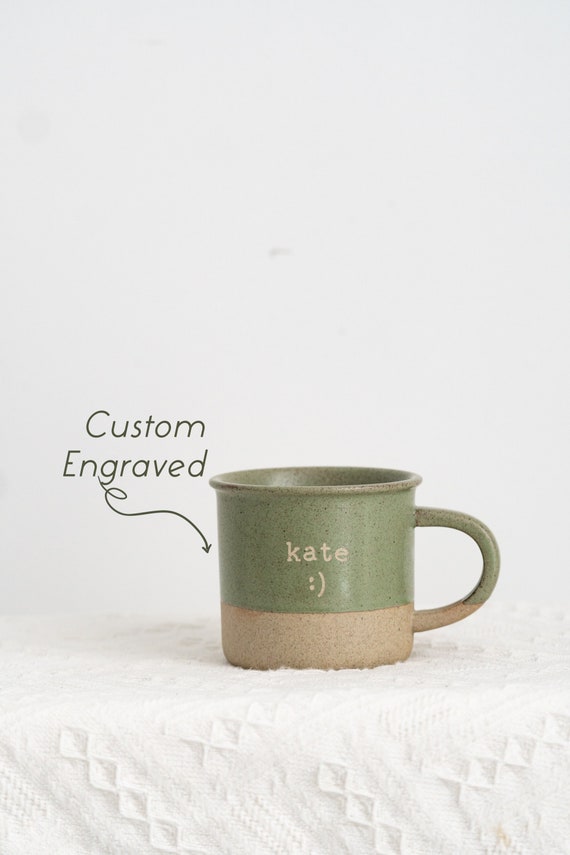 Custom Mug with Name,Personalized Pottery Mug Engraved Mug Personalized Fathers Day Gift,Custom Gift,21st Birthday Gift for Best Friend BJ