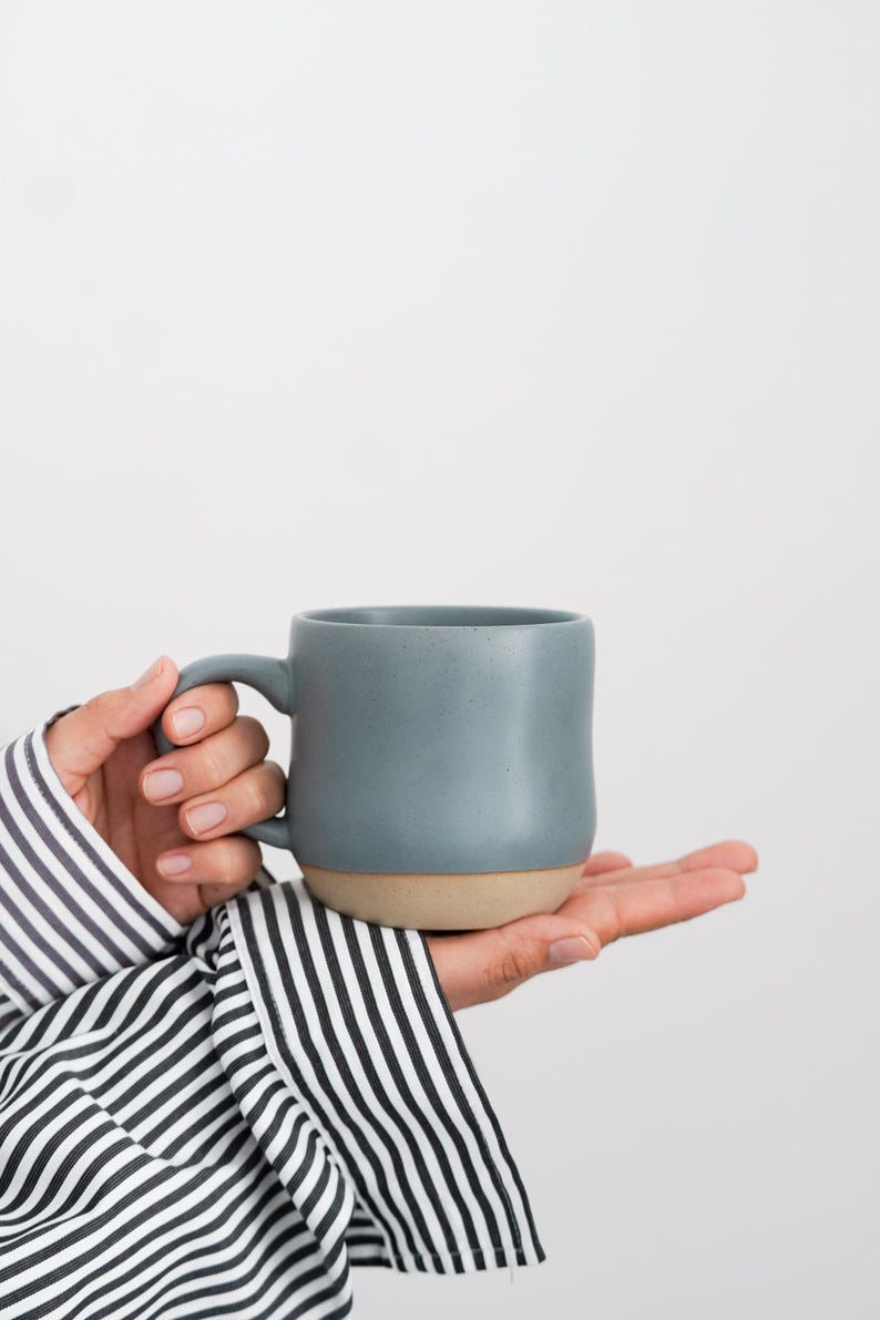 Mushroom Mug Large Pottery Mug,Cottagecore Mushroom Cup Botanical Mug Engraved Mug Mushroom Coffee Mug Cabin Mug Farmhouse Cottage Core PD image 7