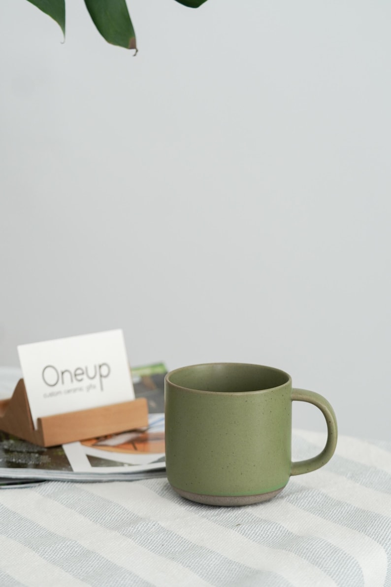Mama Papa Bear Mugs, Mama Bear Mug for Mothers Day Gifts, Papa Bear Coffee Mug, Large Pottery Mug, Engraved Gift Ideas, Baby Shower Gift ZT image 9
