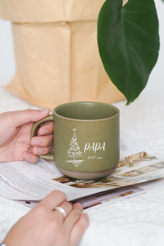 Custom Name Mug Personalized Christmas Tree Mug,engraved Pottery Mug for  Family Gifts Coffee Mug Christmas Gift Ideas Pine Tree Cup ZT - Etsy