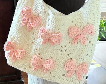 The Emmy Totebag | Handmade Crochet Tote | Crochet Bag