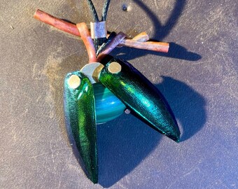 Beetle Wing Pendant
