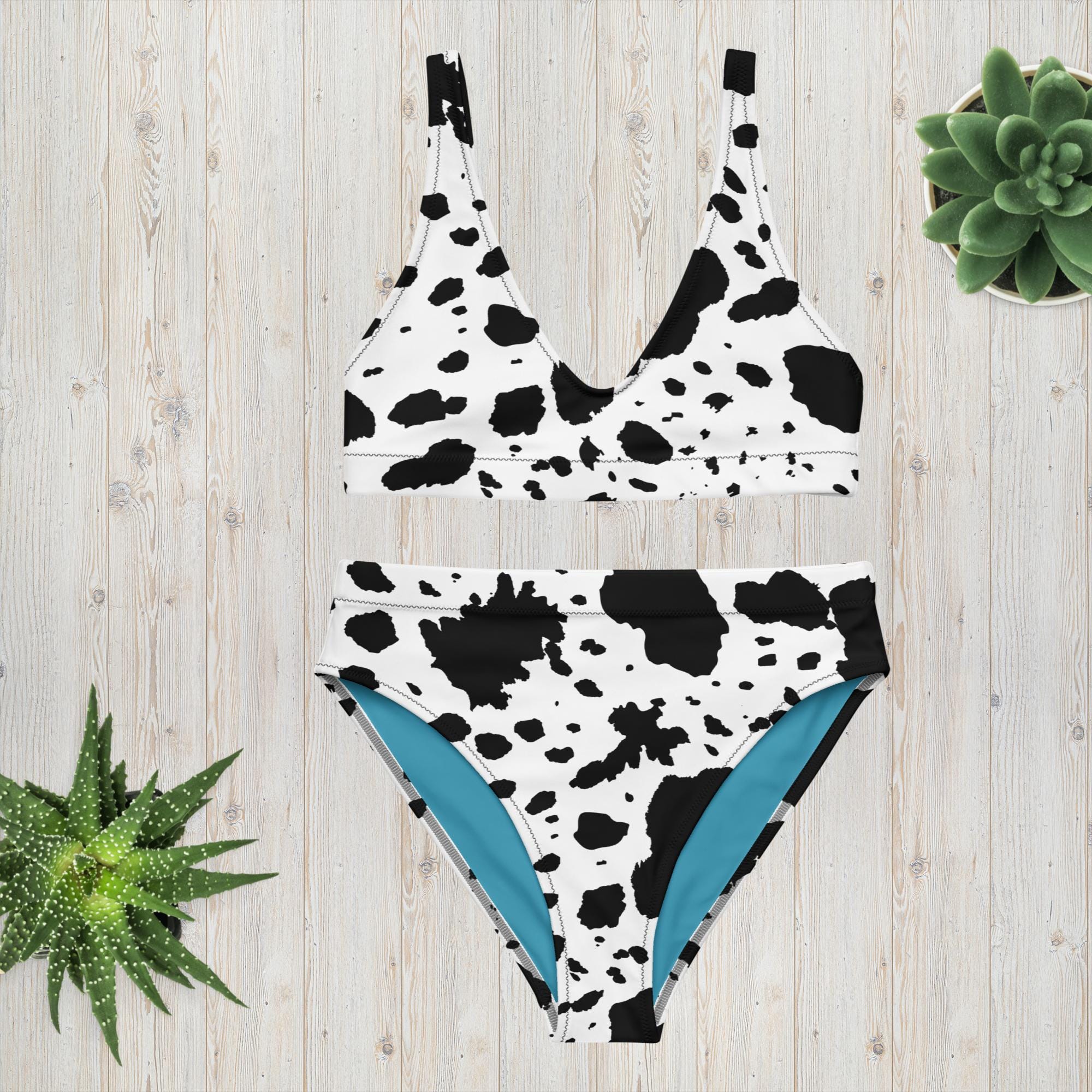 Romwe Clothing Stores Like Zaful Shein Cow Print Bikini Buy Plus