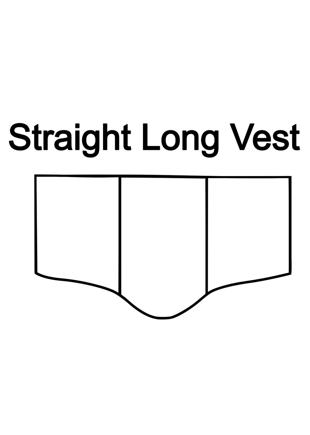Dog Vest Template How to Make a Dog Vest Straight Long Vest Pattern