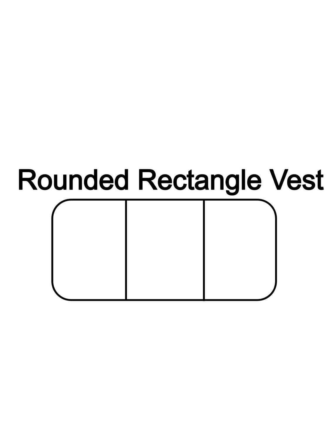 Dog Vest Template How to Make a Dog Vest Rounded Rectangle Vest