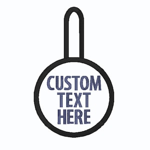 Custom Hook & Loop Patch Tab - 4x4 in Patch Tab – Custom Text – Hook and Loop Removable Patches – Matching Thread and Colors - Dog Vest
