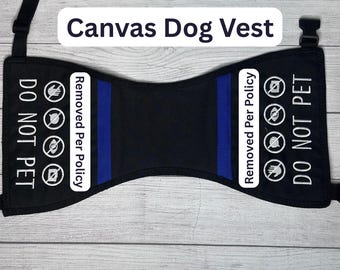 Hundeweste – Vorgefertigte Hundeweste – Vorgefertigte Hundeweste – Bestickter Text – Schwarz