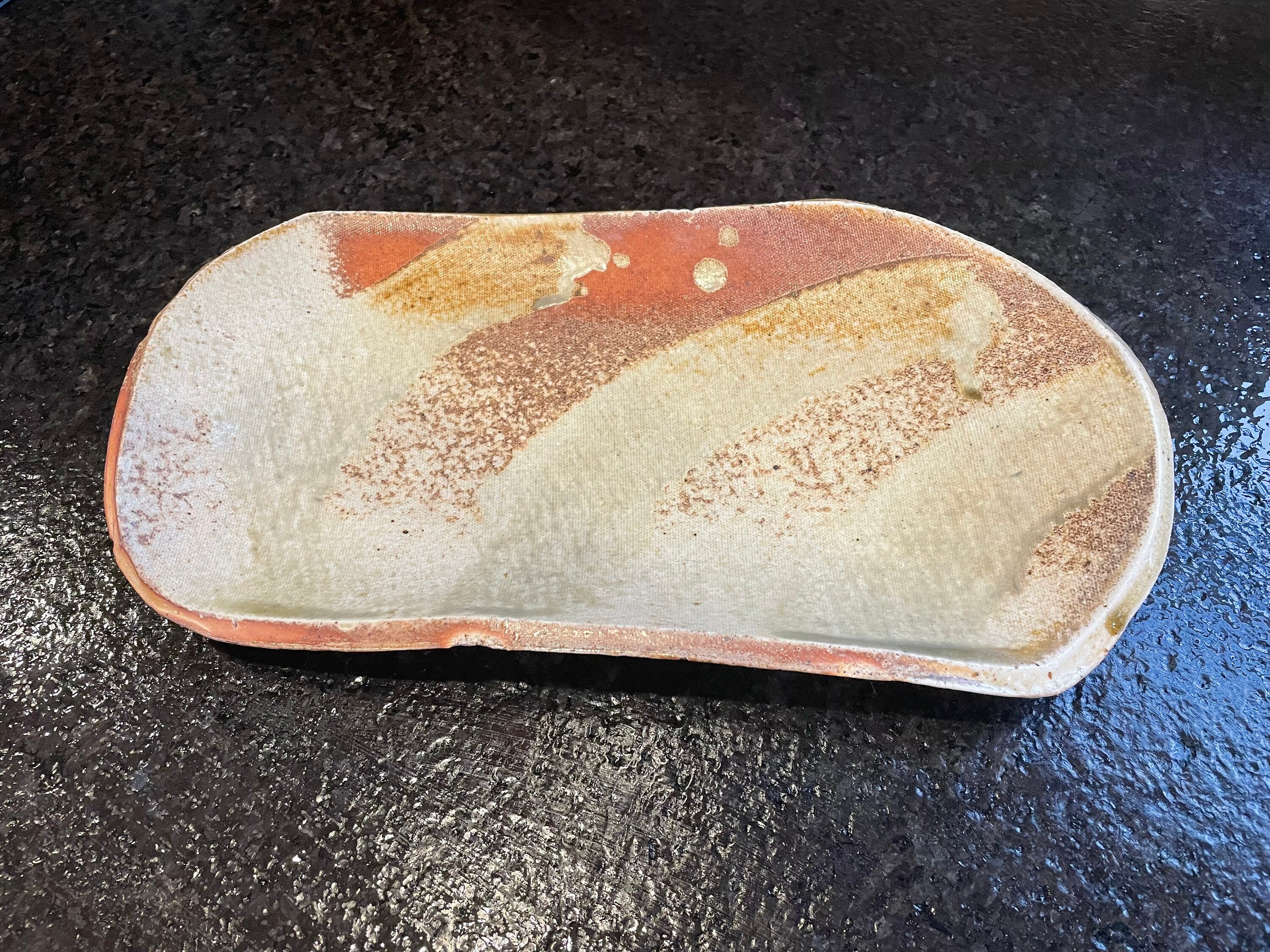 Wood Fired Ceramic Tray - Etsy