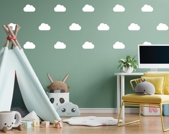 Cloud Pattern Children Wall Stickers Decals