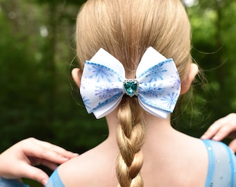 Princess hair bow-Snow II