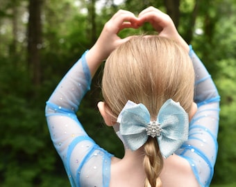 Princess hair bow-Snow III