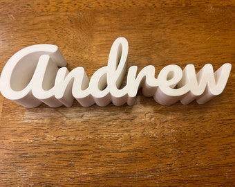 Custom Personalized 3D Printed Name Plates