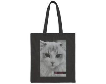 1 Cute Cat Tote Bag - Cute Cookie