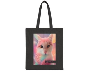 1 Cute Cat Tote Bag - AI Muffin