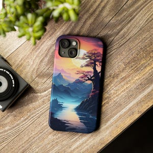 Mountains Phone Case iPhone 15 pro Aesthetic Case Beautiful Landscape Phone Case  iPhone 15 14 13 12 11 iPhone 7/8/12/13 for iPhone X XS MAX