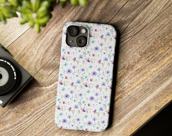 Flowers Phone Case iPhone 15 pro Floral Case Beautiful Flower Phone Case  iPhone 15 14 13 12 11 iPhone 7/8/12/13 for iPhone XR XS MAX