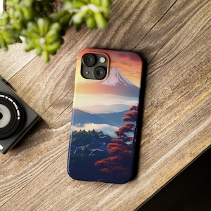 Mountains Phone Case iPhone 15 pro Aesthetic Case Beautiful Landscape Phone Case  iPhone 15 14 13 12 11 iPhone 7/8/12/13 for iPhone X XS MAX