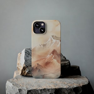 Mountains Phone Case iPhone 15 pro Aesthetic Case Beautiful Landscape Phone Case  iPhone 15 14 13 12 11 iPhone 7/8/12/13 for iPhone X XS MAX