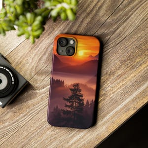 Mountains Phone Case iPhone 15 pro Aesthetic Case Beautiful Landscape Phone Case  iPhone 15 14 13 12 11 iPhone 7/8/12/13 for iPhone X XS MAX
