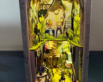 COMPLETED Book Nook (with dust cover) - Wizard of Oz