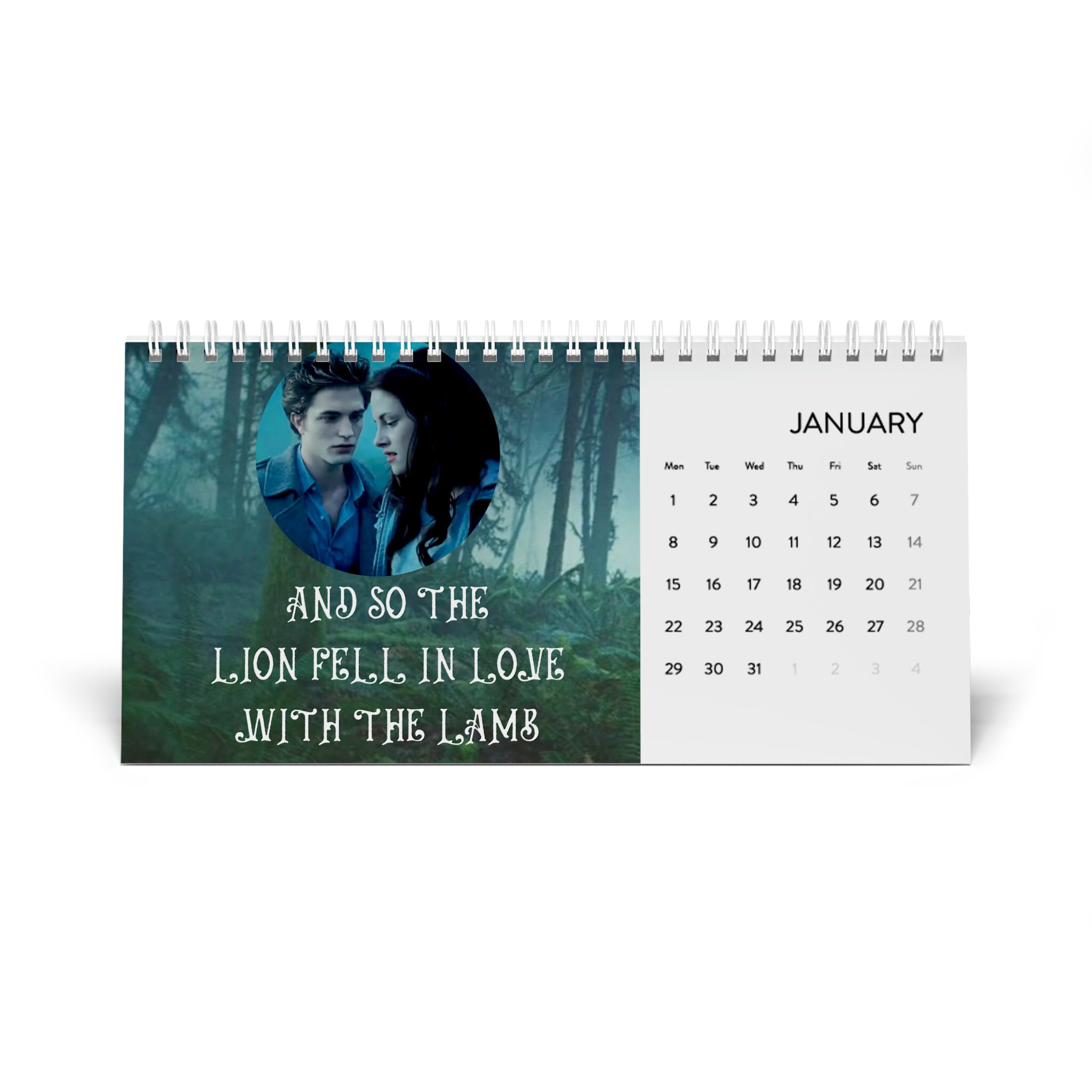 Twilight 2024 Calender,new Moon Calendar,twilight Fan Gift,bella,edward
