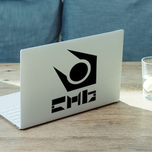 Half Life 2 Combine Decal w/ Symbols Laptop Decal Sticker Black Two Sizes Gaming Removable Gamer Sticker Gift Video Game Accessory