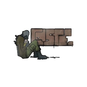 Adesivo decalcomania graffiti Half Life 2 CASTE sfondo trasparente regalo per giocatori Half Life