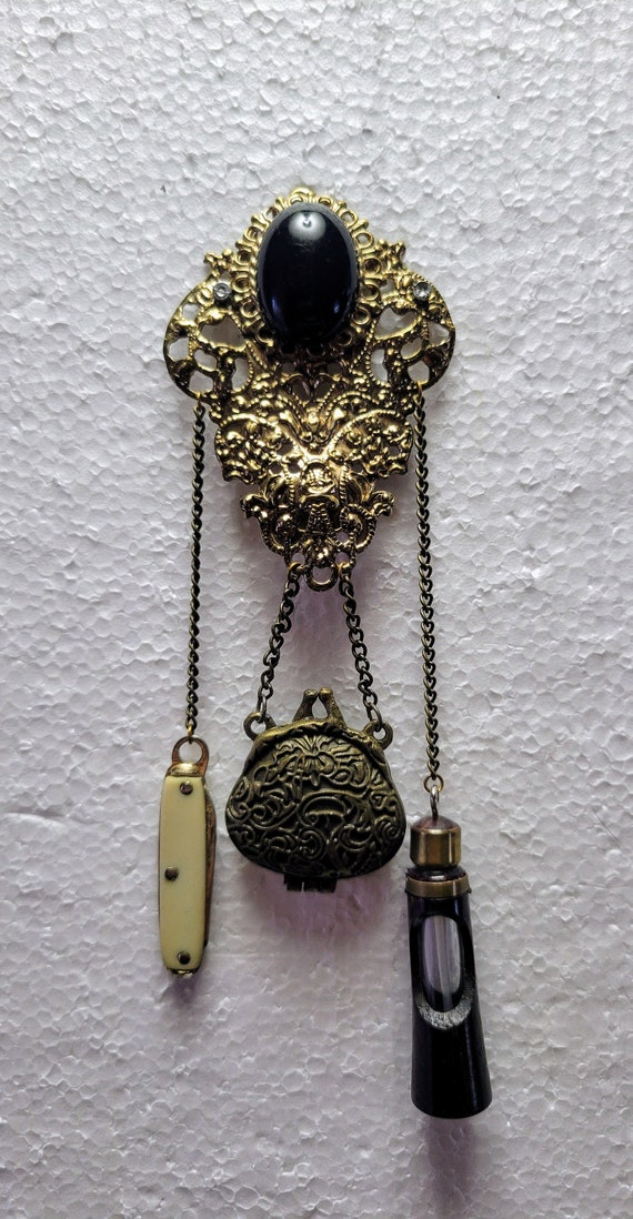 Victorian Chatelaine Brooch