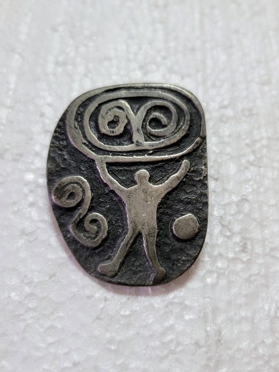 Ancient Celtic Petroglyph Pin