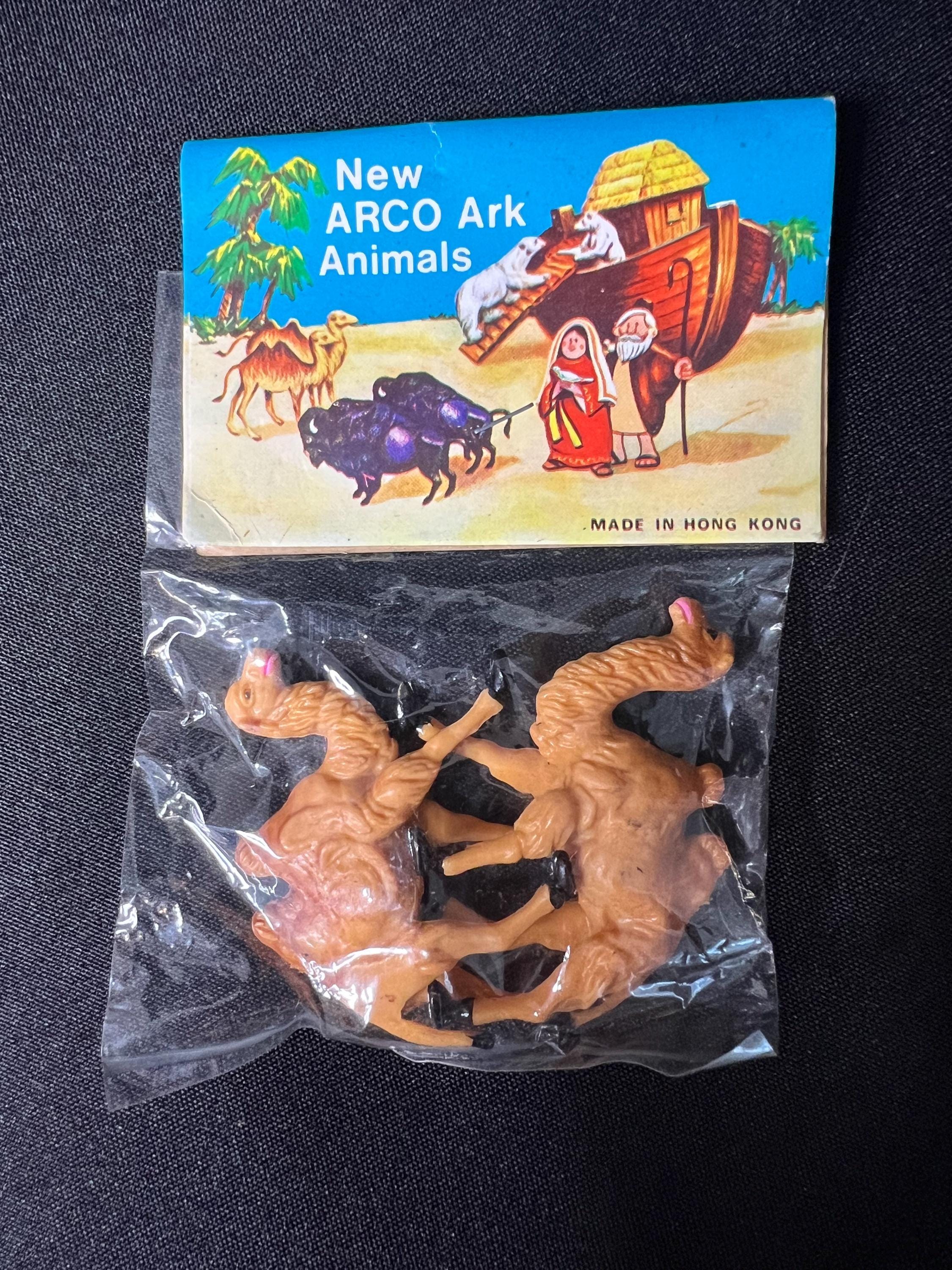 ARCO Brand Ark Animals New & Sealed in Bag, Bison, Camels, Horses ...