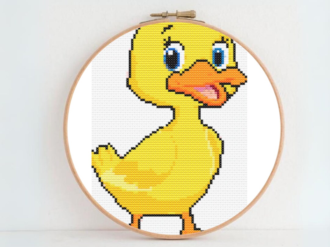 Duck Cross Stitch Pattern Duck Cross Stitch Cross Stitch Pattern simple ...