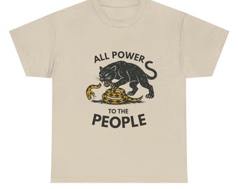 All Power to the People Black Panther Party Shirt socialism socialist black liberation anti-imperialism anti-colonialism DSA leftist shirt