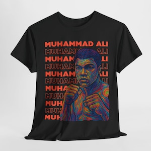 Vintage Muhammad Ali T-Shirt: Retro Boxing Art Tee
