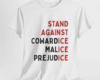 Abolish ICE Shirt, Anti Trump Pro-Immigration Activist T-Shirt, Political Protest Liberal Resistance Tee