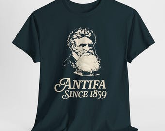 John Brown Antifa Shirt: Civil War Historical Meme Tee