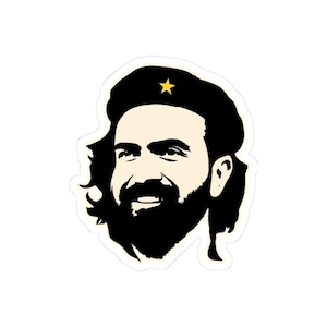 Zohran Mamdani Kiss-Cut Sticker, Retro Socialists for Zohran Decal, Zohran for NYC Laptop Sticker, Zohran for Mayor Sticker, Che Guevara Art