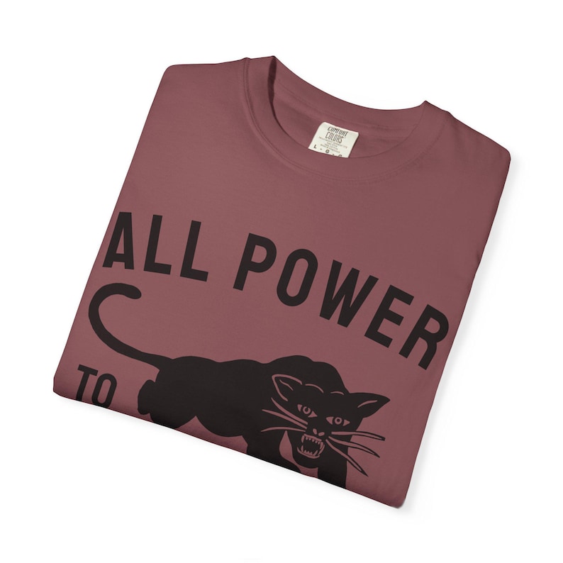 Black Panther Party Comfort Colors Tee: Civil Rights, Black History image 2