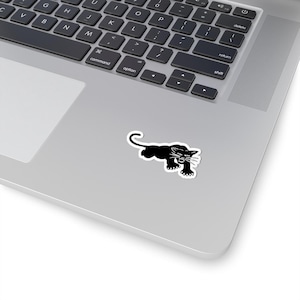 Black Panther Party Sticker: Glossy Vinyl Activist Art 2" × 2"