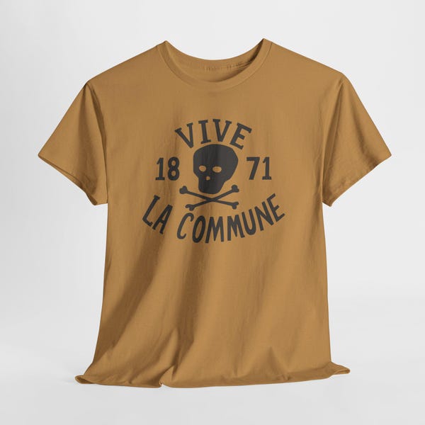Paris Commune Historical Leftist T-Shirt, Vintage Socialist Propaganda Shirt, Retro Revolutionary Progressive Tee