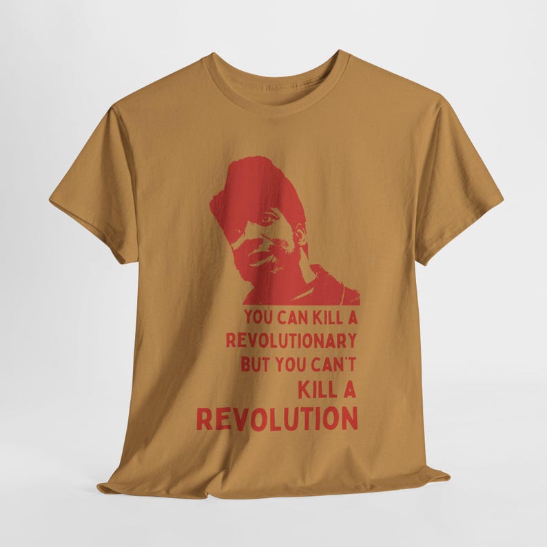 Fred Hampton Black Panther T-Shirt: Black Liberation Activist Tee Old Gold