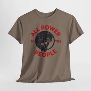 Black Panther Party Social Justice Shirt Brown Savana