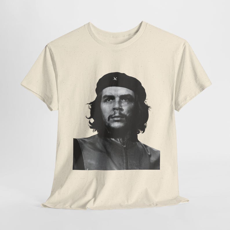 Che Guevara T-Shirt: Leftist Revolution Activist Top Natural