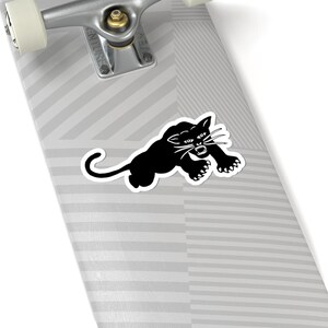 Black Panther Party Sticker: Glossy Vinyl Activist Art 6" × 6"