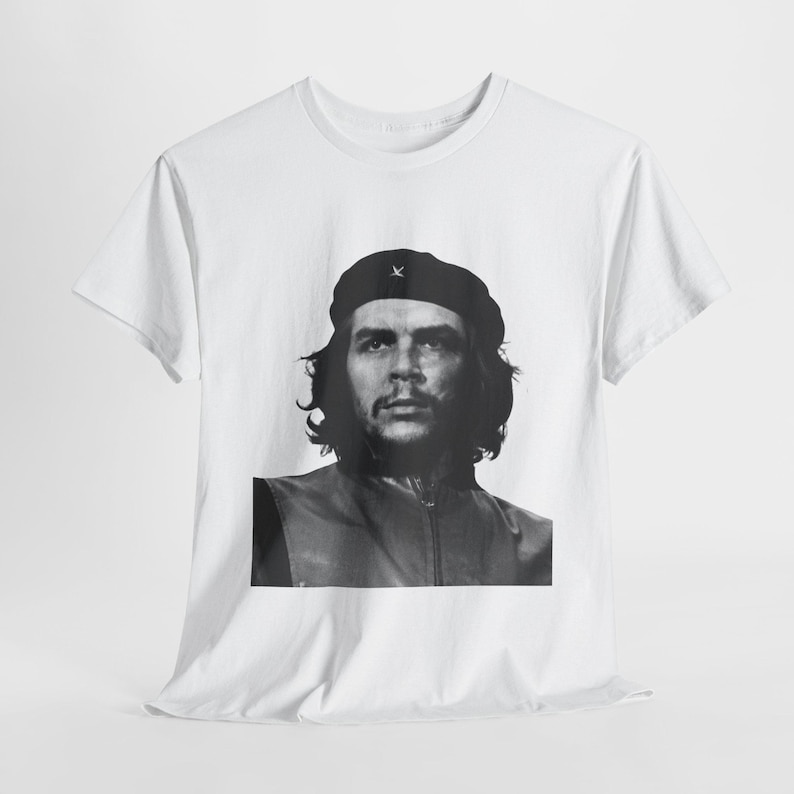 Che Guevara T-Shirt: Leftist Revolution Activist Top White